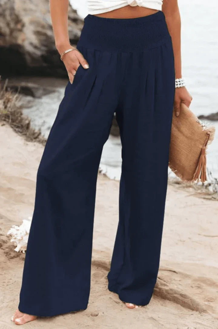 Women's Stretch Palazzo Pants - VibreMode