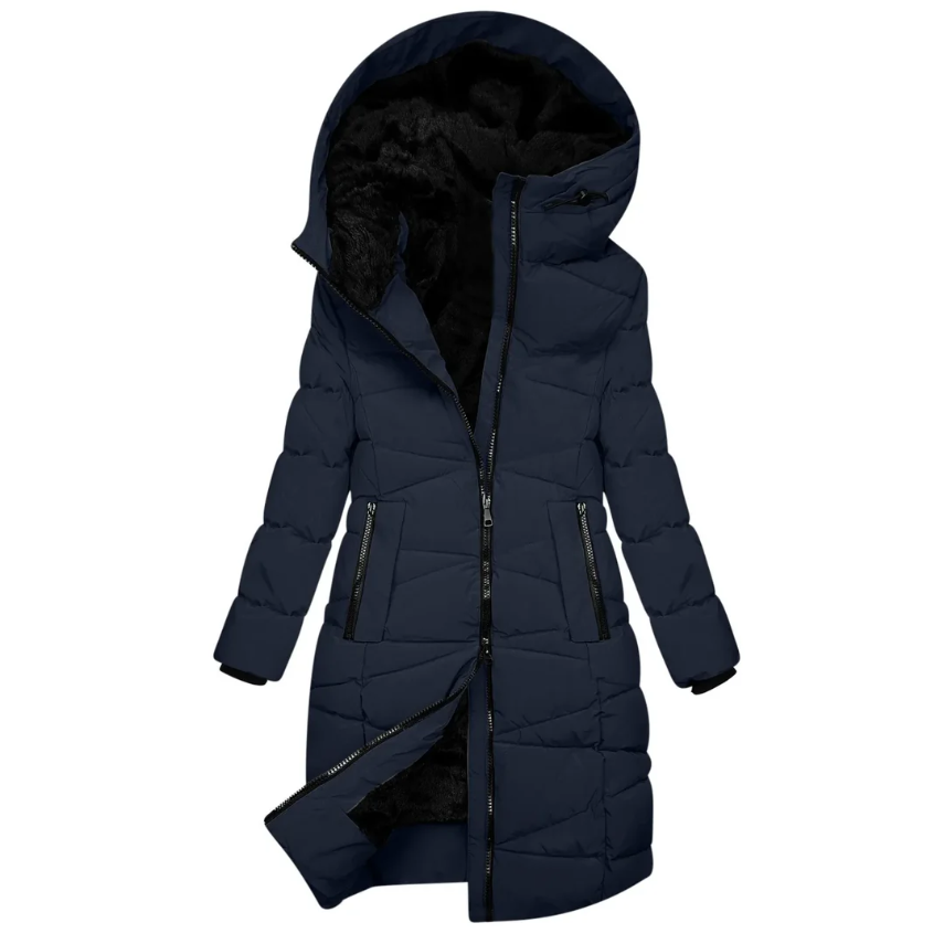 Women's Quilted Hooded Coat