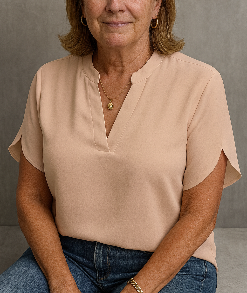 Classic Comfortable V-Neck Top