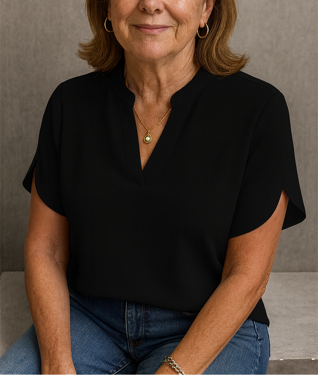 Classic Comfortable V-Neck Top