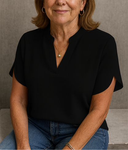 Classic Comfortable V-Neck Top