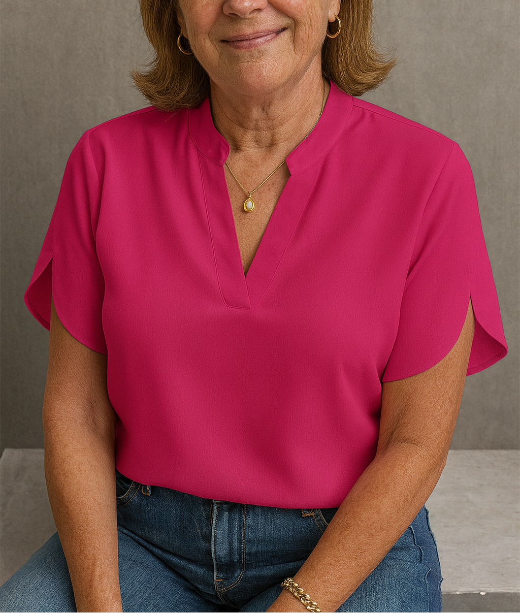 Classic Comfortable V-Neck Top