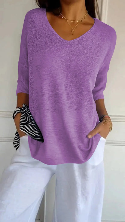 Image of Nia | Women's Relaxed Fit Knit Sweater