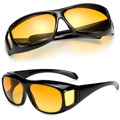 Night Vision Driving Glasses Yellow Tint - VibreMode