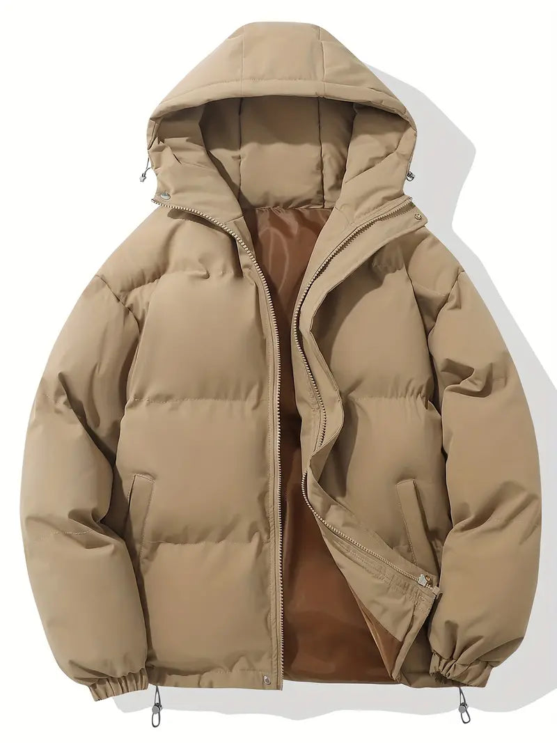 Women's Hooded Puffer Jacket - VibreMode