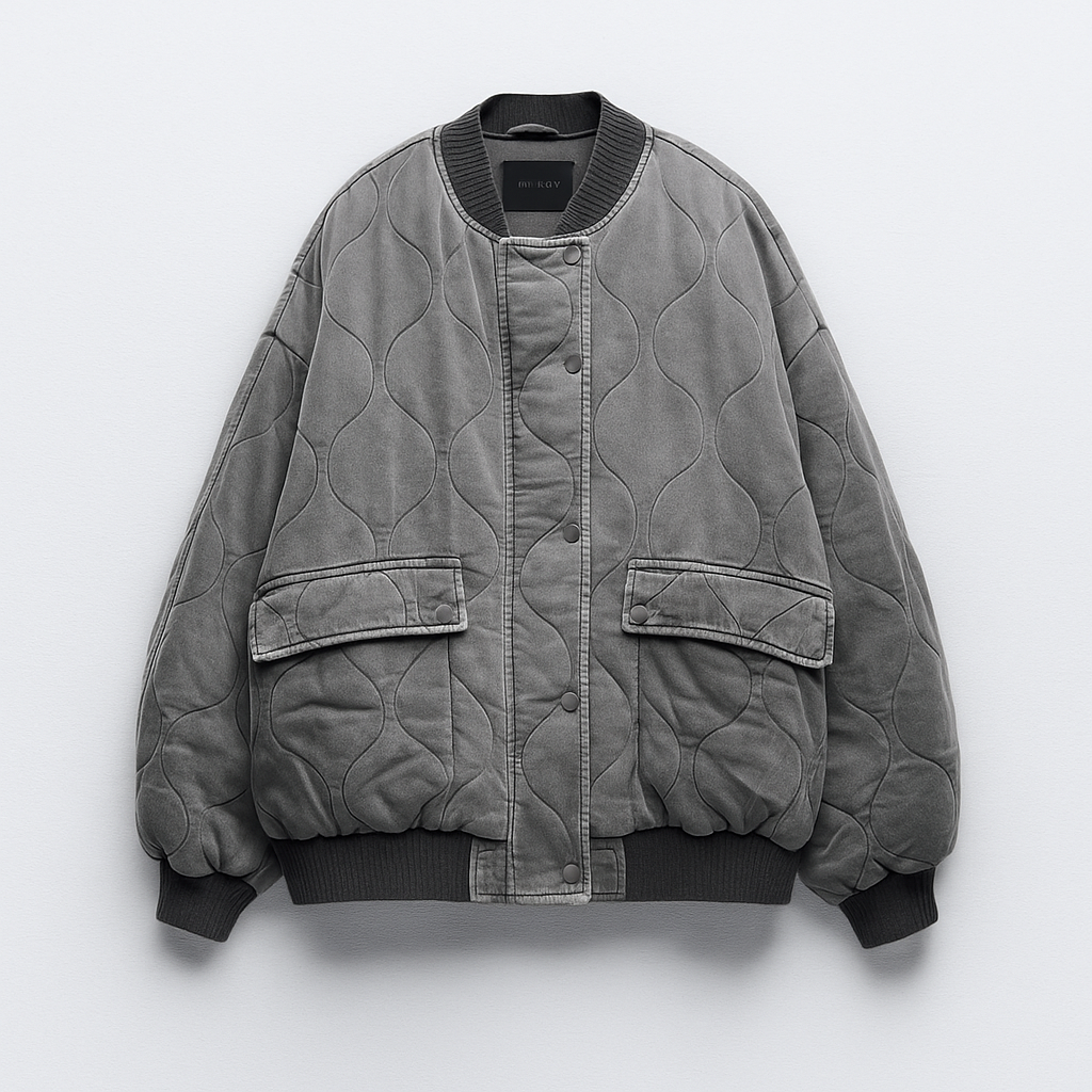 Nina Women's Quilted Parka Jacket - VibreMode