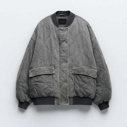 Nina Women's Quilted Parka Jacket - VibreMode