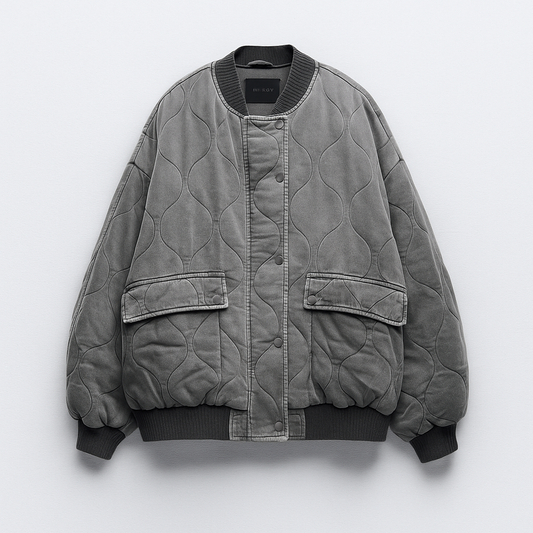 Nina Women's Quilted Parka Jacket - VibreMode