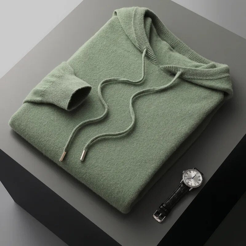 Image of Noah | Men's Long Sleeve Hooded Sweater