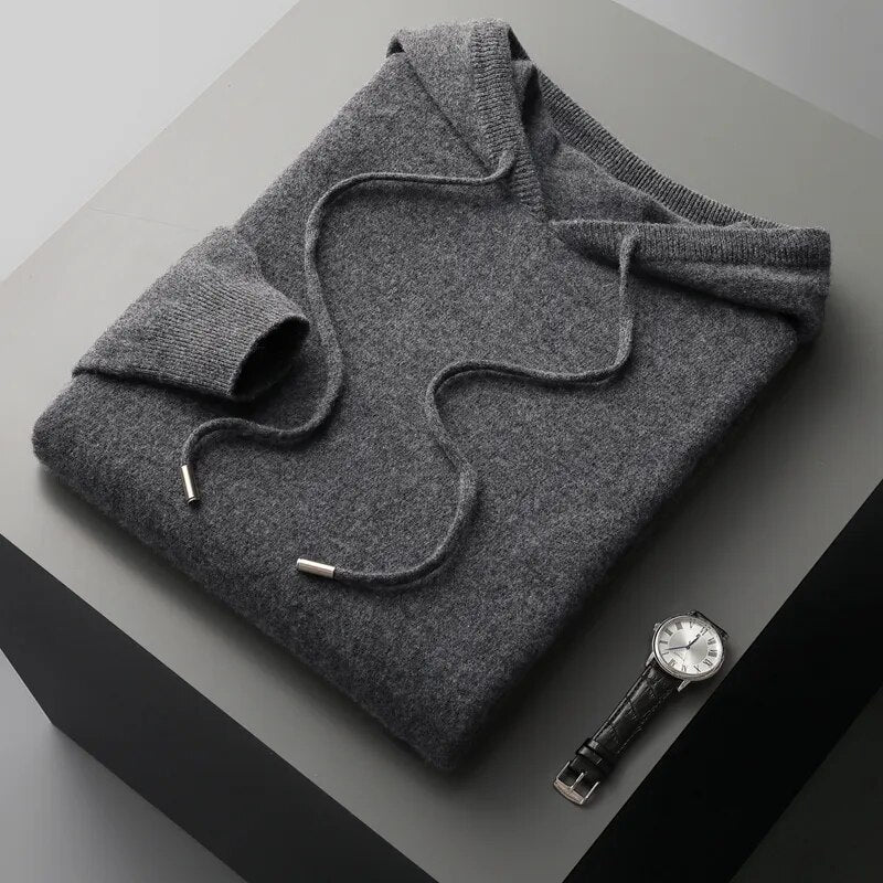 Image of Noah | Men's Long Sleeve Hooded Sweater