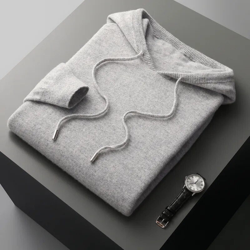 Image of Noah | Men's Long Sleeve Hooded Sweater
