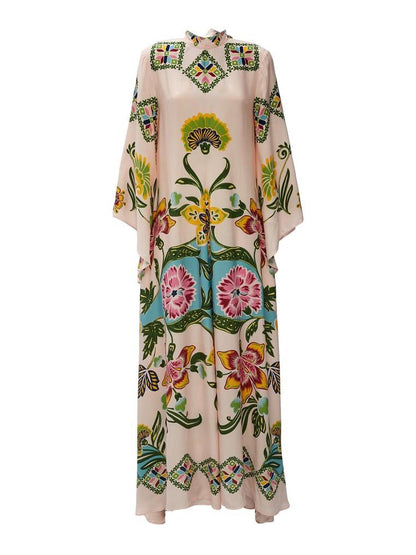 Image of Noelle | Women's Long Sleeve Floral Maxi Dress