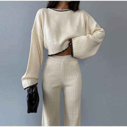 Women's Knitted Two Piece Set Comfortable
