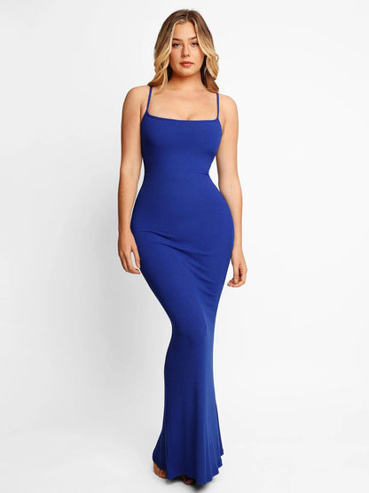 Fit and Flare Long Evening Dress