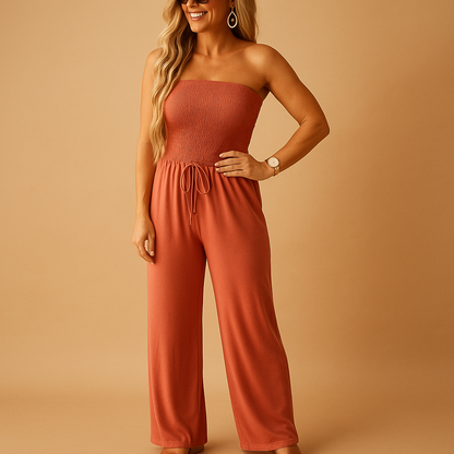 Sleeveless Women's Summer Jumpsuit - VibreMode