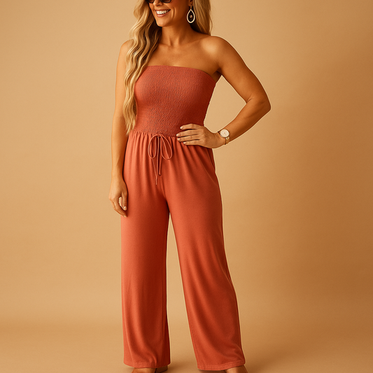 Sleeveless Women's Summer Jumpsuit - VibreMode