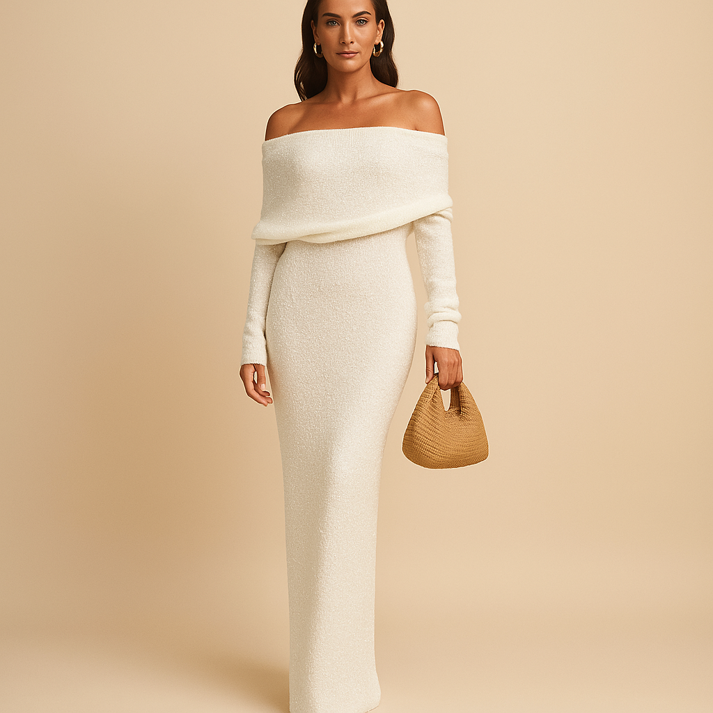 Women's Off Shoulder Summer Dress - VibreMode