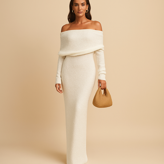 Women's Off Shoulder Summer Dress - VibreMode