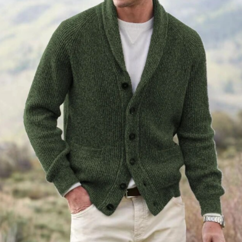 Men's Wool V-Neck Vest