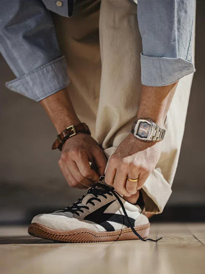 Timeless Leather Running Shoes