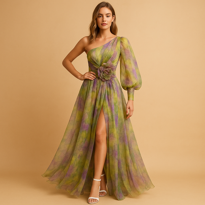 Chic Off Shoulder Summer Maxi Dress for Women - VibreMode