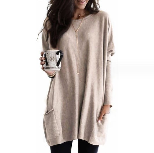 Comfy Women's Casual Winter Sweater Dress