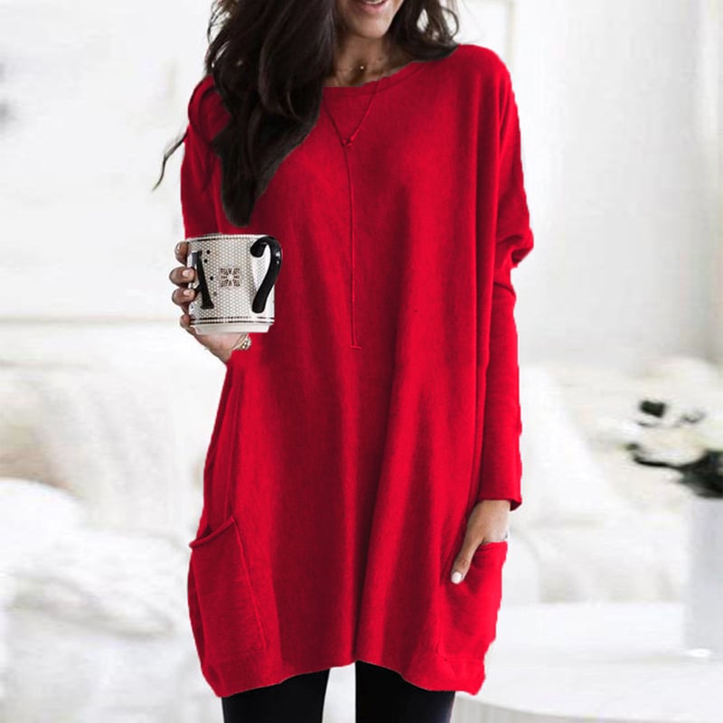 Comfy Women's Casual Winter Sweater Dress