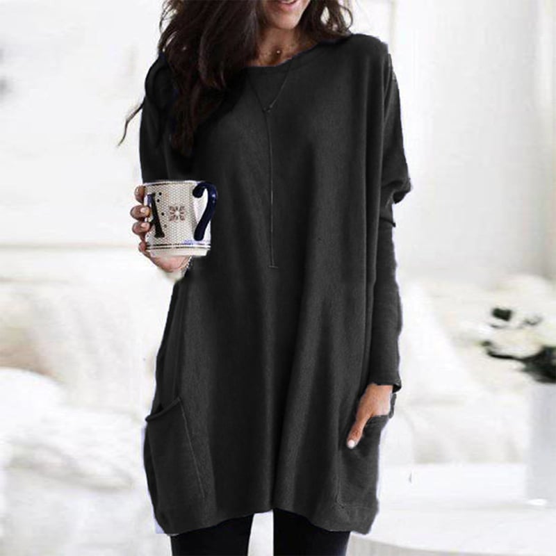 Comfy Women's Casual Winter Sweater Dress