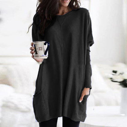 Comfy Women's Casual Winter Sweater Dress