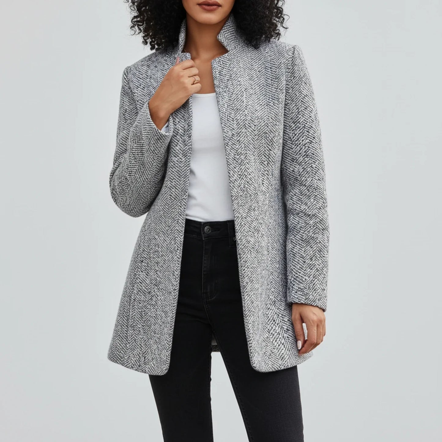 Women's Open Front A-Line Jacket