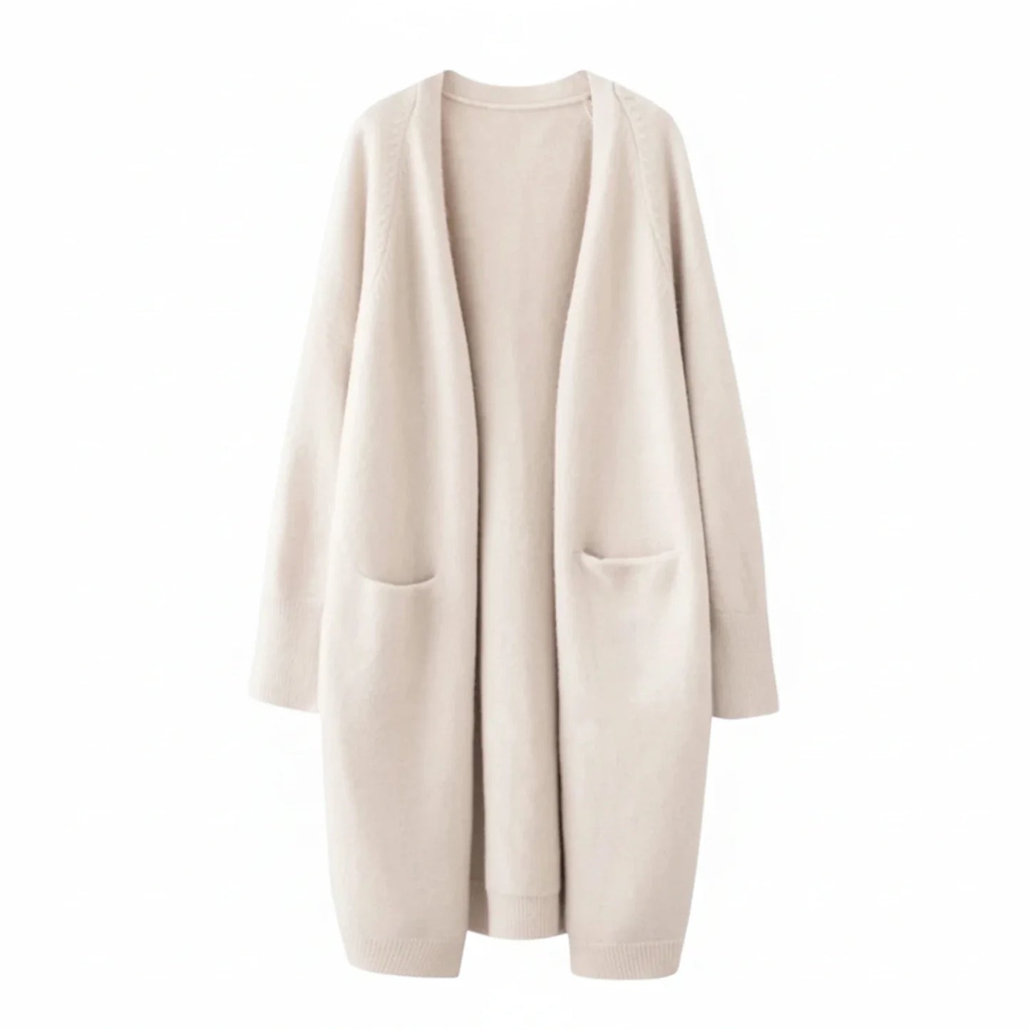 Women's Open Front Long Cardigan