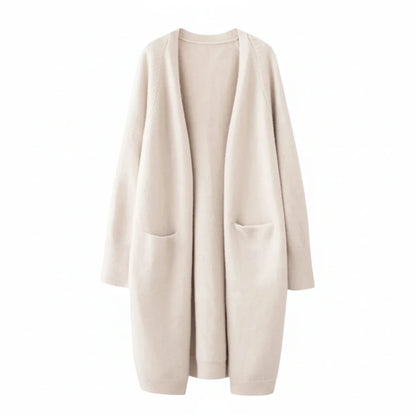 Women's Open Front Long Cardigan