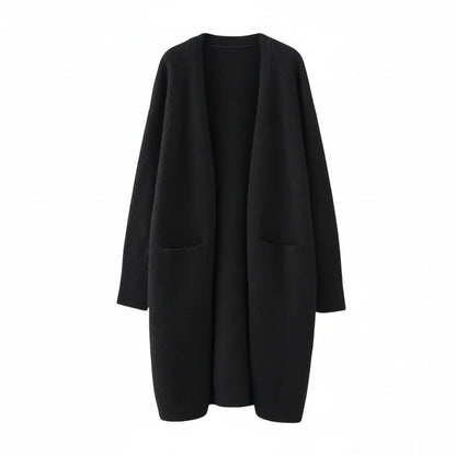 Women's Open Front Long Cardigan - VibreMode