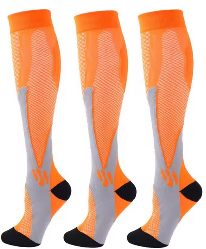 Knee High Compression Socks Support Varicose Veins Relief