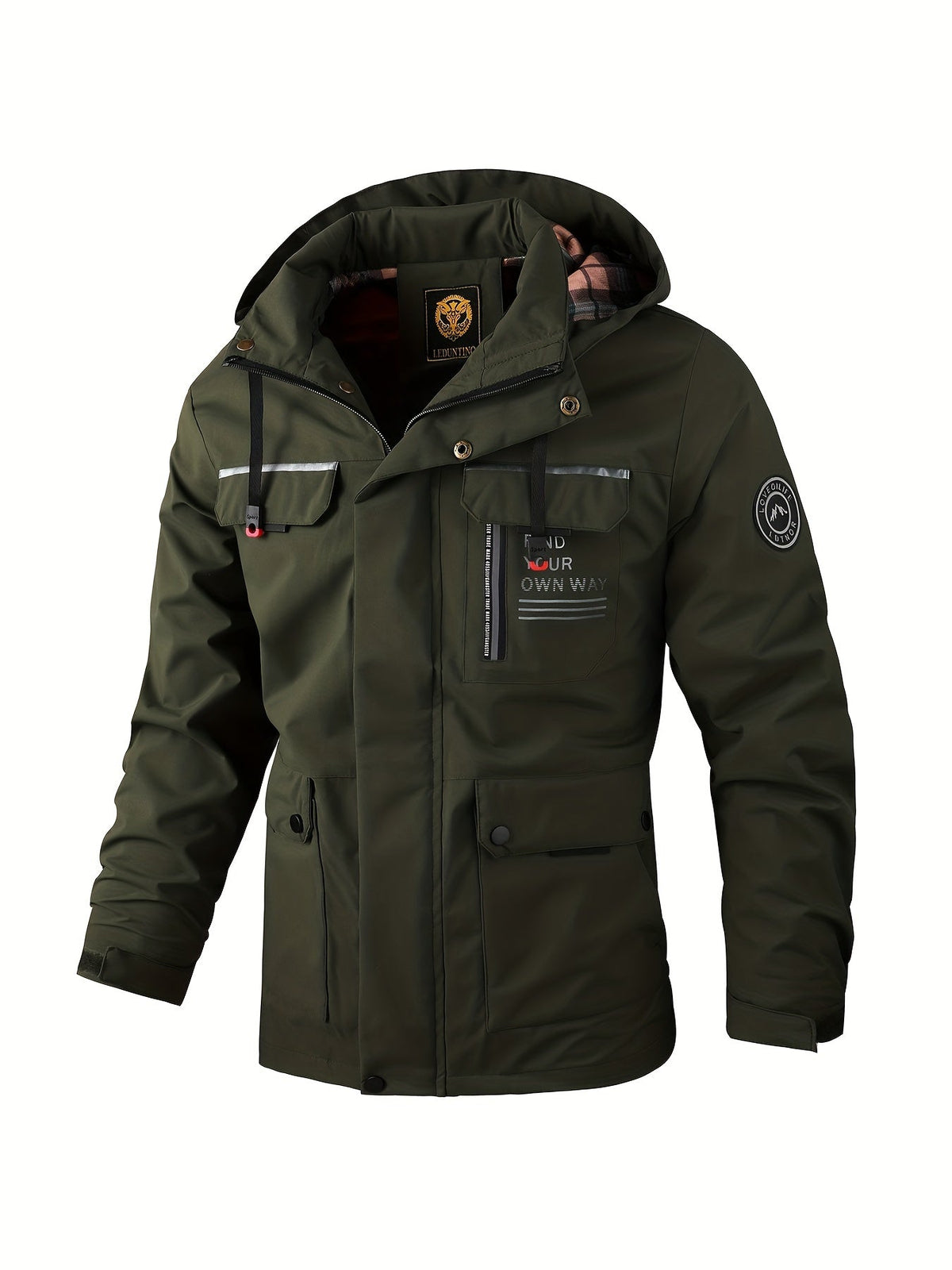 Image of Orlando | Men's Hooded Casual Jacket