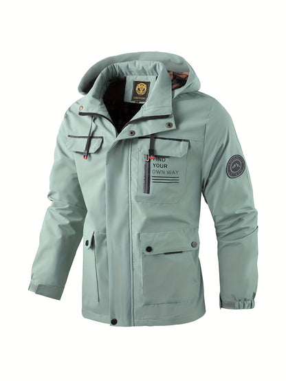 Men's Hooded Casual Jacket - VibreMode