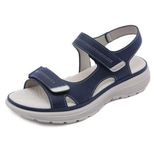 Comfortable Arch Support Flip Flops - Blue - VibreMode