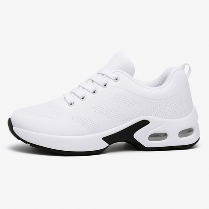 Supportive Running Sneakers - White - VibreMode
