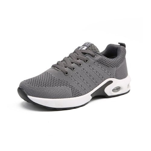 Supportive Athletic Gray Sneakers - VibreMode