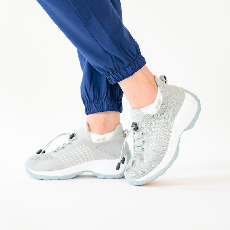 Ortho Stretch Cushion Shoes - Arctic White