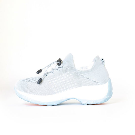 Comfortable Stretch Fit Sneakers - White - VibreMode