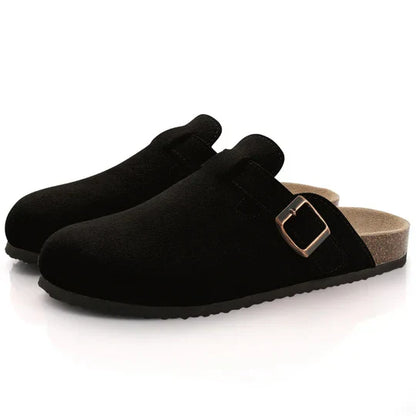 Women's Suede Cork Slippers