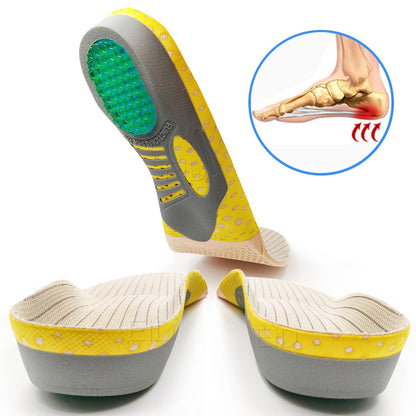 Gel Orthotic Insoles Arch Support Plantar Fasciitis Relief