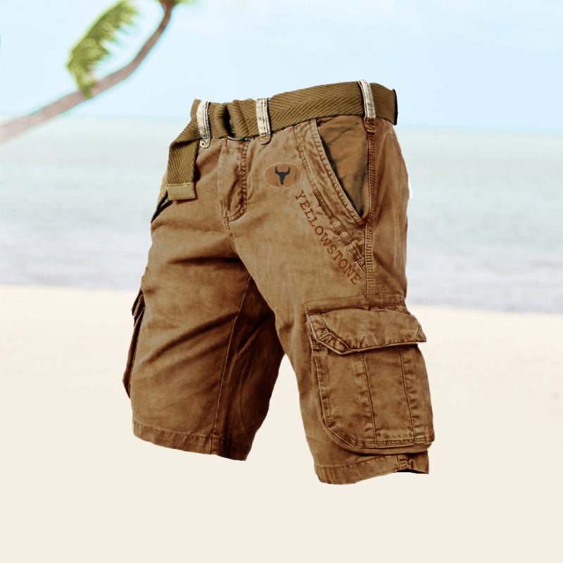 Image of Otto | Men's Belted Cargo Shorts