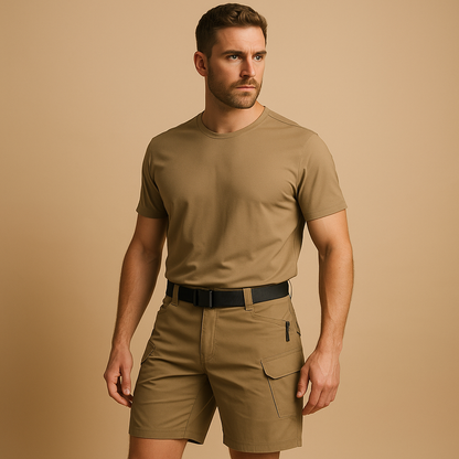 Men’s outdoor cargo pants with multiple pockets, designed for hiking, camping, fishing, and everyday active use.