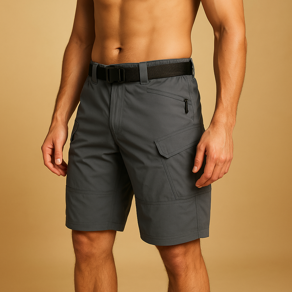 Men’s outdoor cargo pants with multiple pockets, designed for hiking, camping, fishing, and everyday active use.