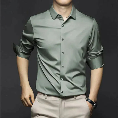 Men's Wrinkle- Dress Shirt