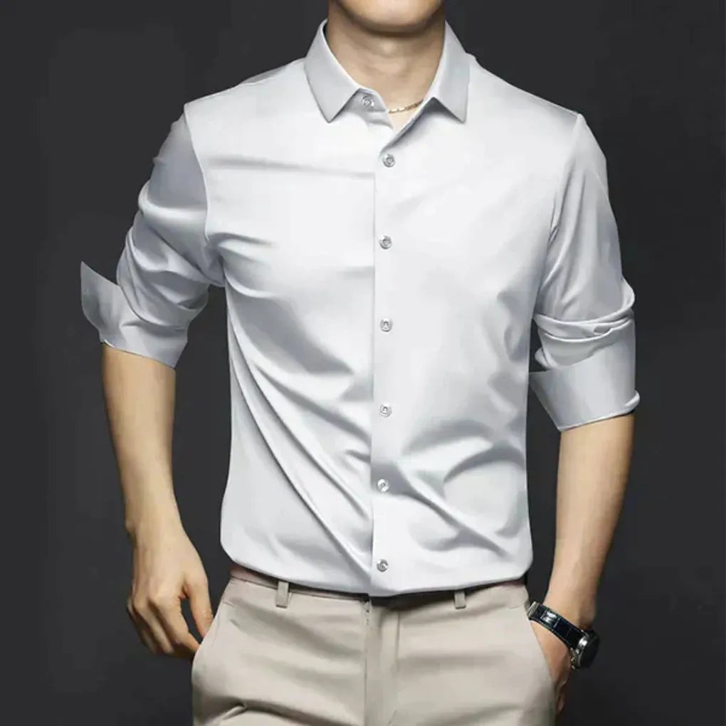 Men's Wrinkle- Dress Shirt
