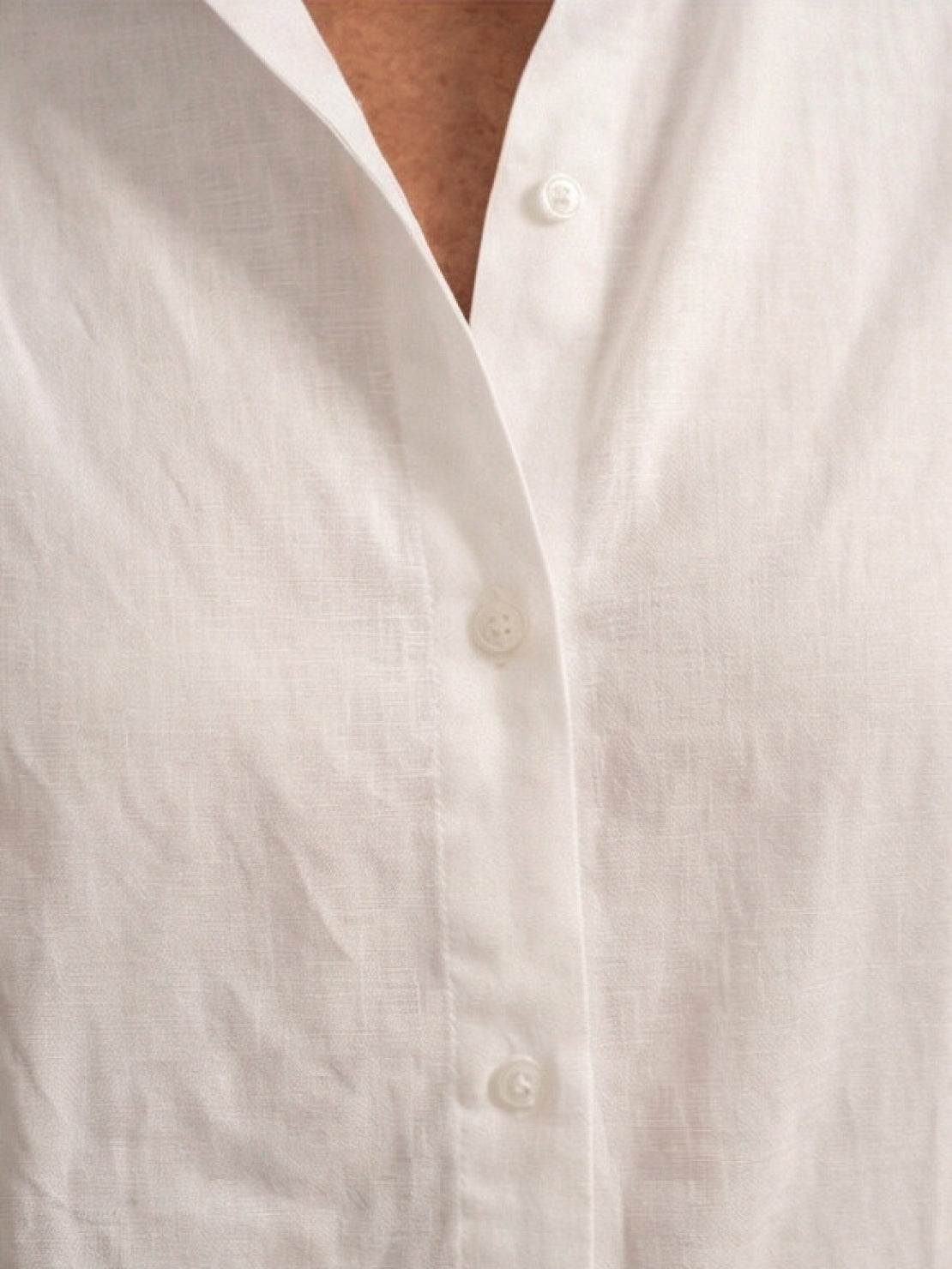 Relaxed Fit Women's Button-Down Shirt Pants Set