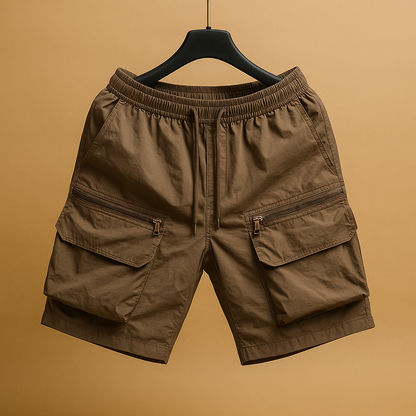 Large Utility Shorts for Men with Extra Pockets - VibreMode